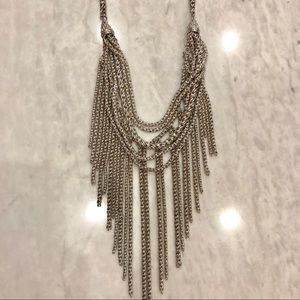 Kendra Scott Landry statement necklace in silver